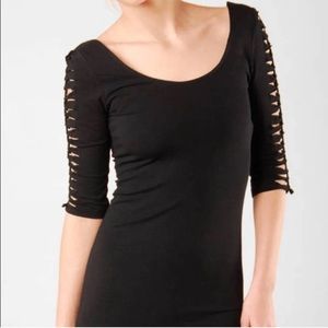 Revolve MINKPINK black bodycon mini dress
